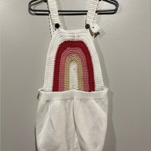 Crochet Rainbow Kids Overalls